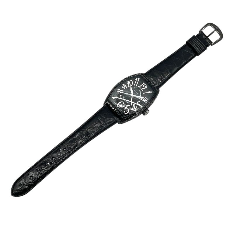 FRANCK MULLER TonuCarbex Black Croco 7880SCBLKCRO Automatic Watch