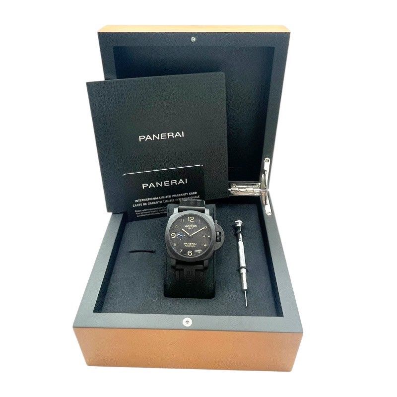 Panerai Luminor GMT PAM01441 Black Ceramic Automatic Men's Watch