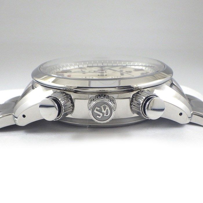 Grand Seiko SBGC201 Chronograph GMT - Exquisite Silver Dial