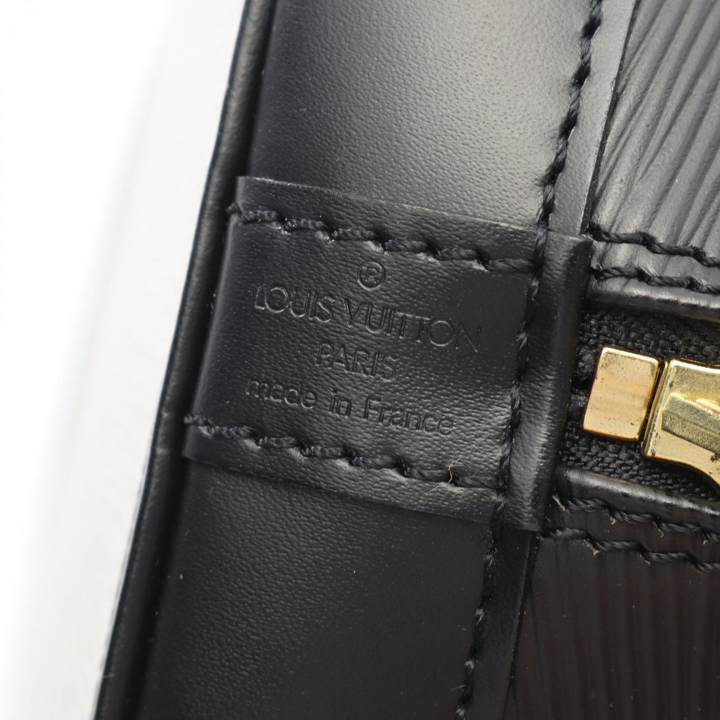 Louis Vuitton Alma Epi Noir Handbag - Timeless Elegance