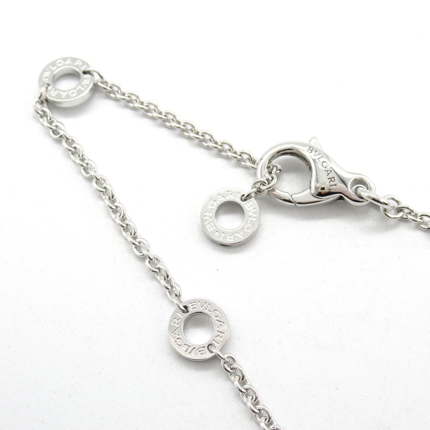 BVLGARI B-zero1 Diamond Necklace in 18K White Gold