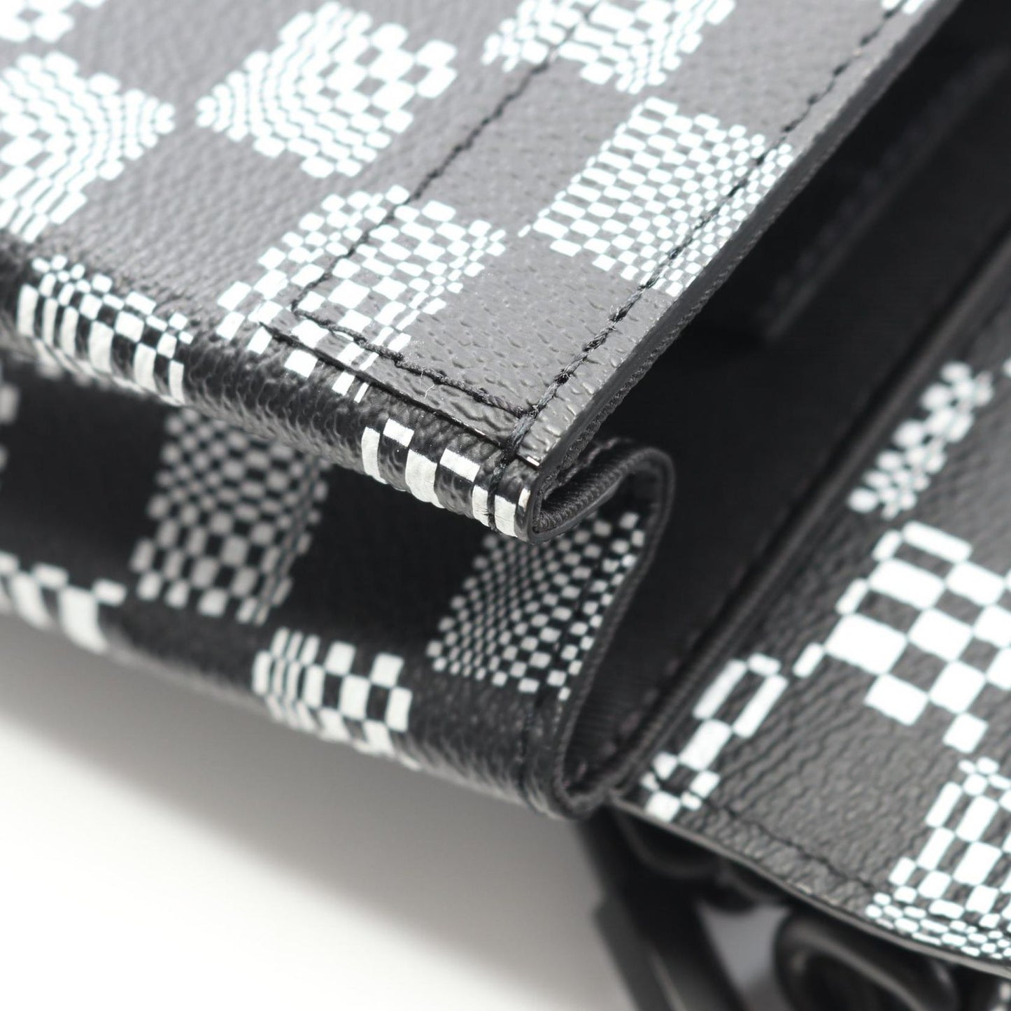 Louis Vuitton Steamer XS Damier Distorted Shoulder Bag - Black