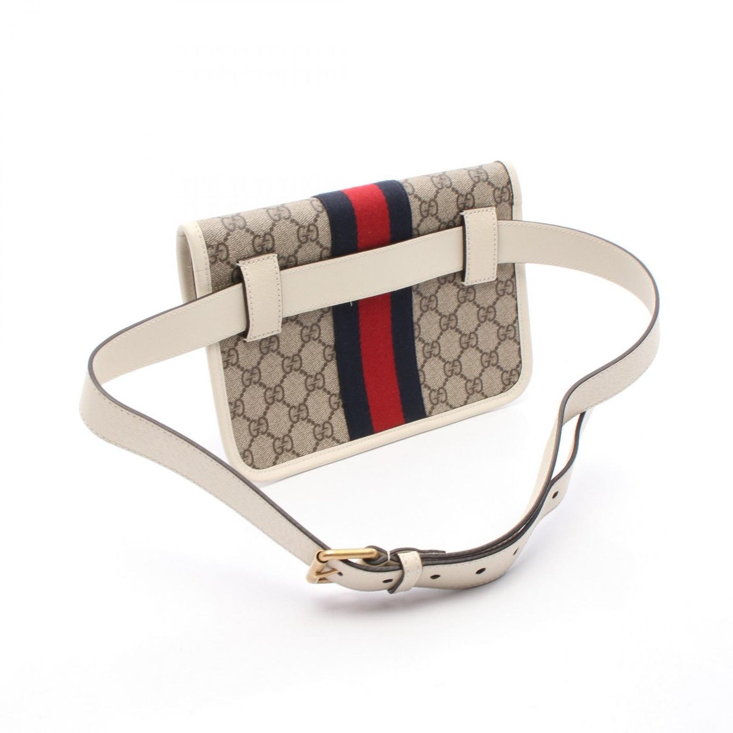 GUCCI GG Supreme Ophidia Belt Bag - Beige/White Luxury Accessory