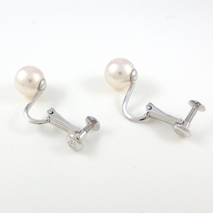 TASAKI Akoya Pearl Necklace & Earring Set in White Gold