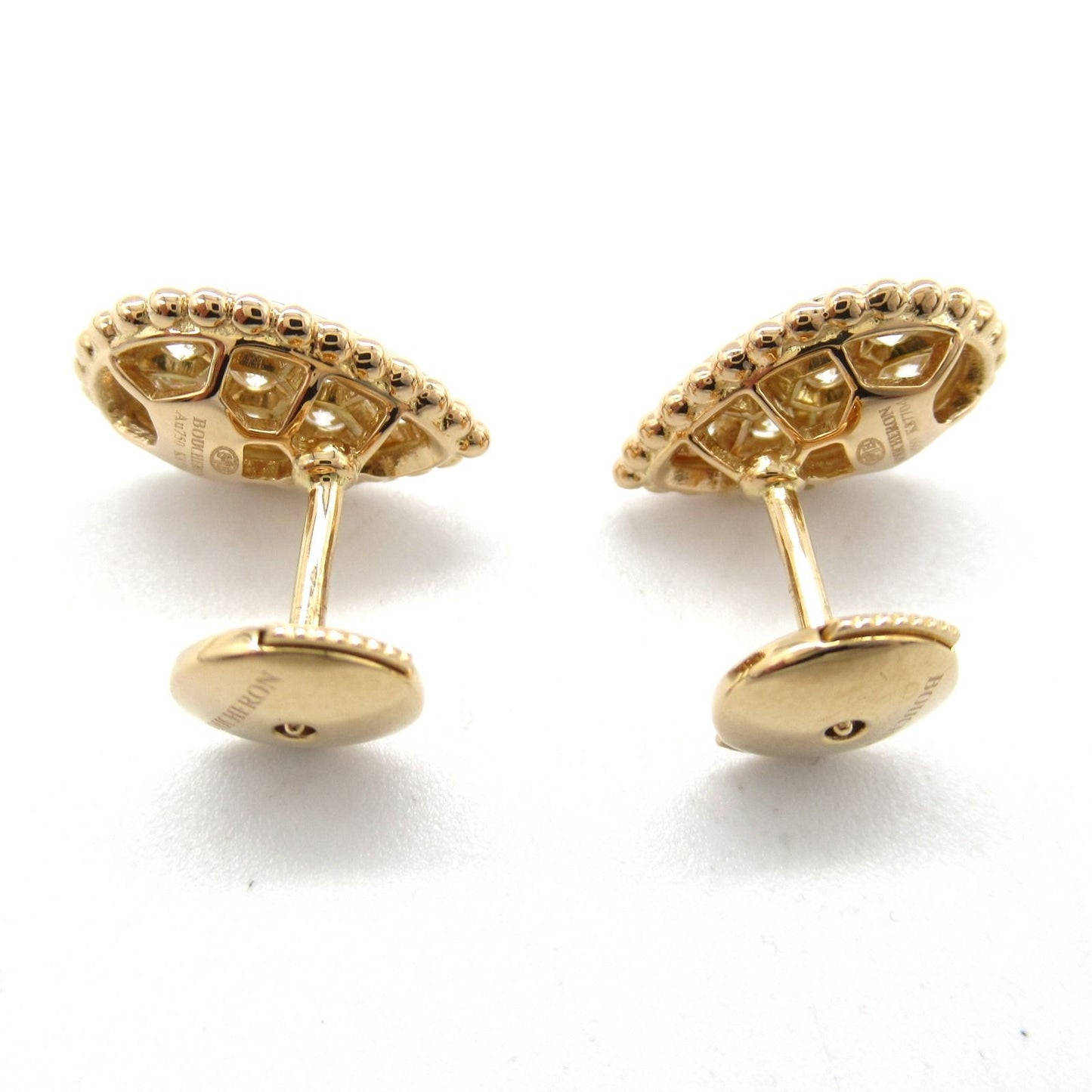 Boucheron Serpent Bohème Small Diamond Earrings in 18K Pink Gold