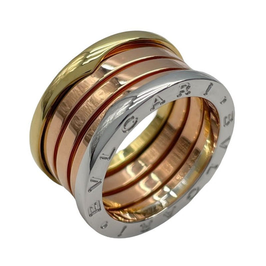 BVLGARI B.zero1 Perfect Mystery Ring in K18 Yellow, Pink & White Gold