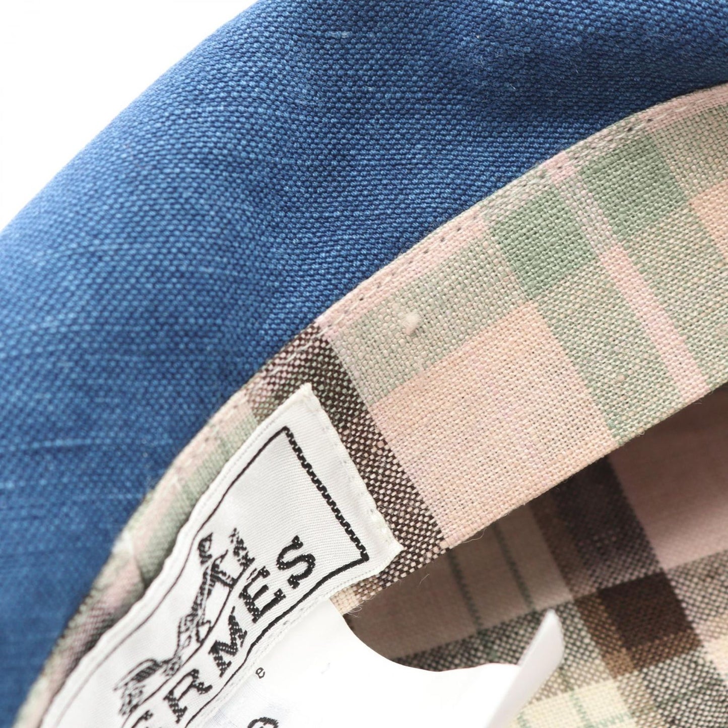 HERMES Denim Casquette Hat - Timeless Elegance in Blue