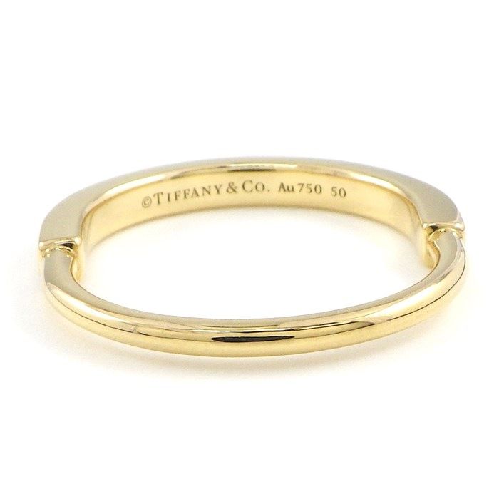 Tiffany & Co. Lock Ring in K18 Yellow Gold - Size 20
