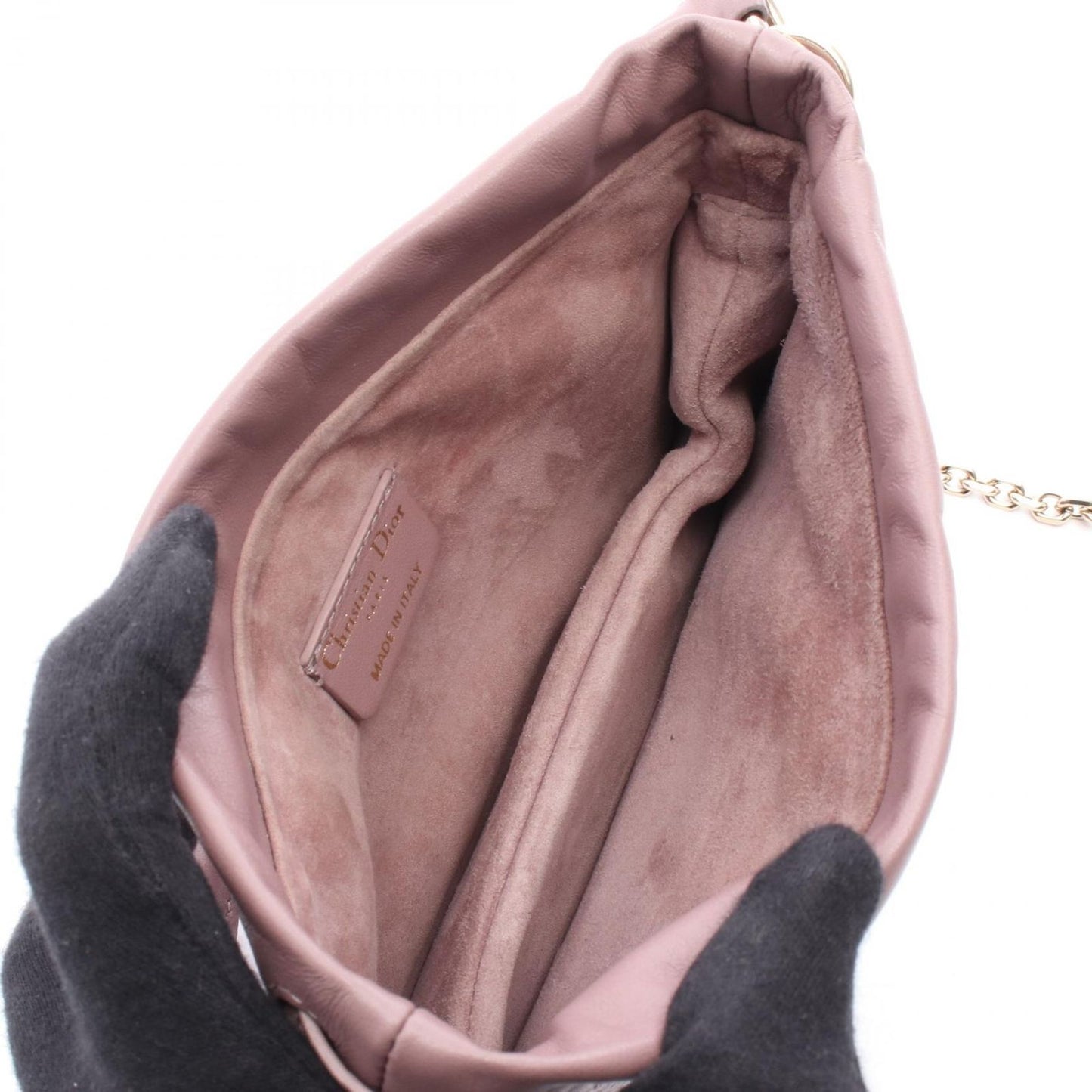 Dior Milly Cannage Shoulder Bag in Purple Lambskin - Exquisite Craftsmanship