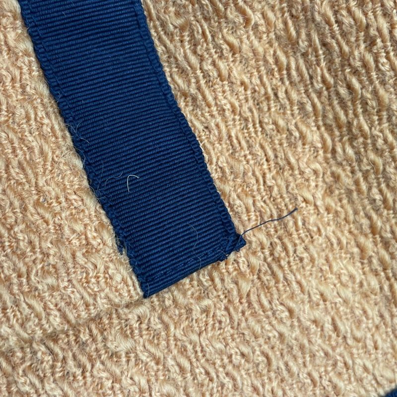 CHANEL Vintage No-Collar Tweed Jacket in Yellow - Timeless Elegance