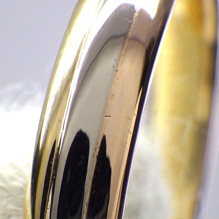 Cartier Monostone Three-Color Gold Ring with Diamond - Size 11