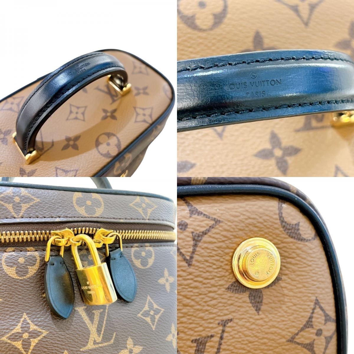 Louis Vuitton Vanity PM M45165 Monogram Reverse Handbag