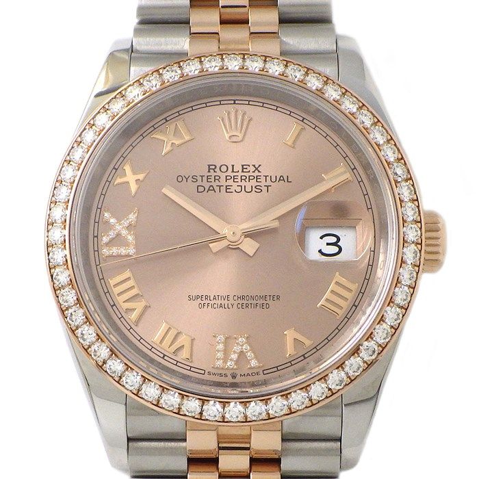 Rolex Datejust 126281RBR - Everose Gold & Diamond Bezel