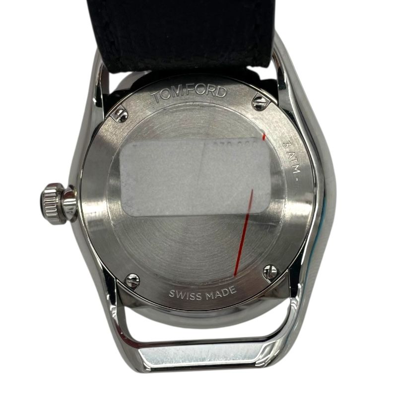 TOM FORD N.002 Black SS Quartz Men's Watch - Timeless Elegance