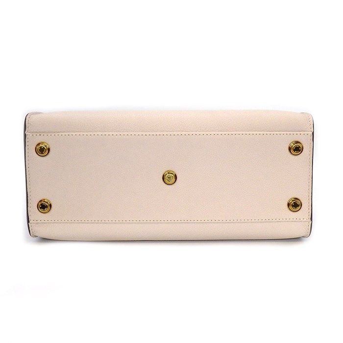 Louis Vuitton OnMySide MM Handbag in Greige Mahina Leather