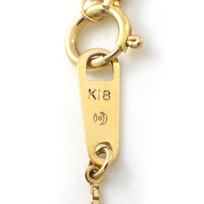 TASAKI Two-Tone Pearl Necklace with Diamonds in K18 Yellow Gold