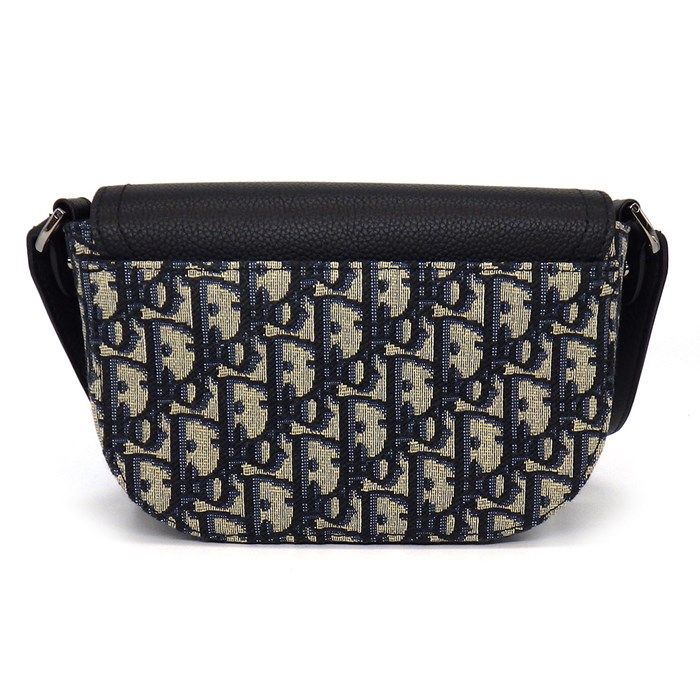 Dior Saddle Mini Flap Messenger Bag - Beige & Gold Hardware