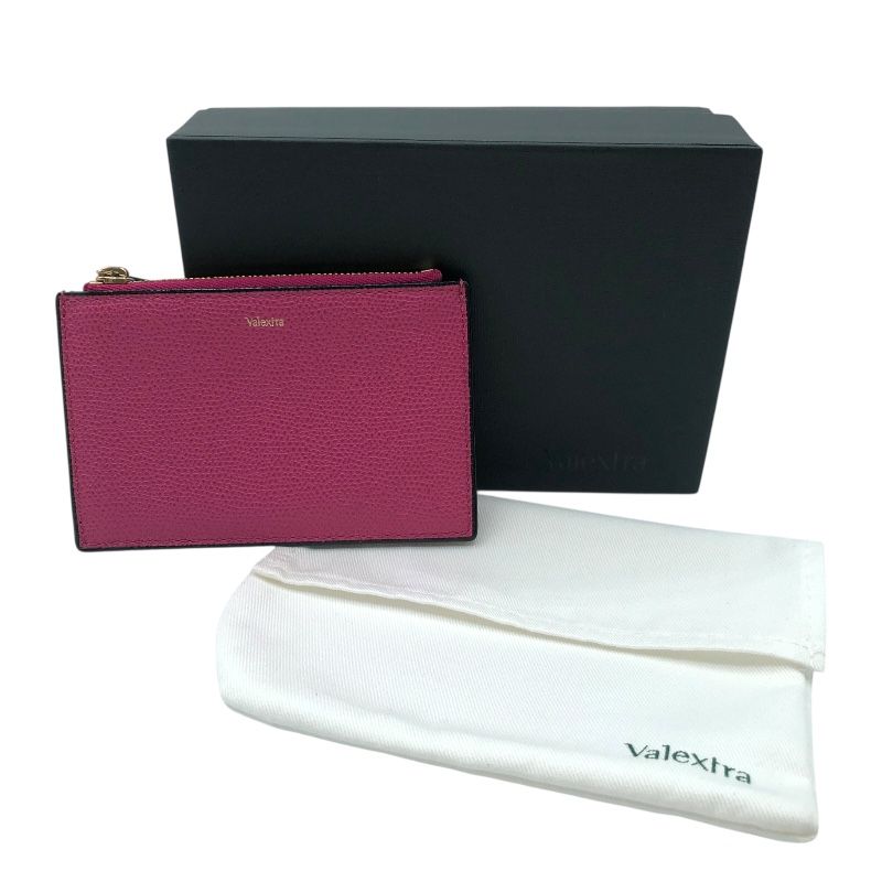 VALEXTRA Magenta Fragment Case with Gold Hardware - Exquisite Craftsmanship