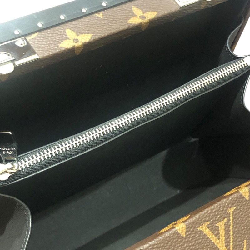 Louis Vuitton Monogram Macassar Clutch Box M20252 - Brown/Silver