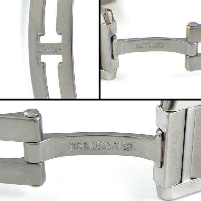 Cartier Tank Française SM WE110006 - Diamond Index - Silver Dial