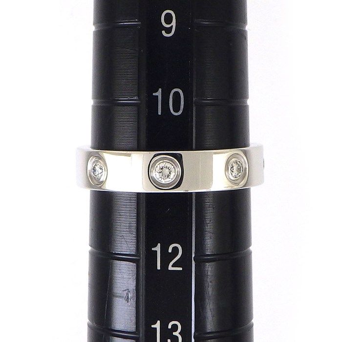 Cartier Love Ring SM with Diamonds in 18K White Gold