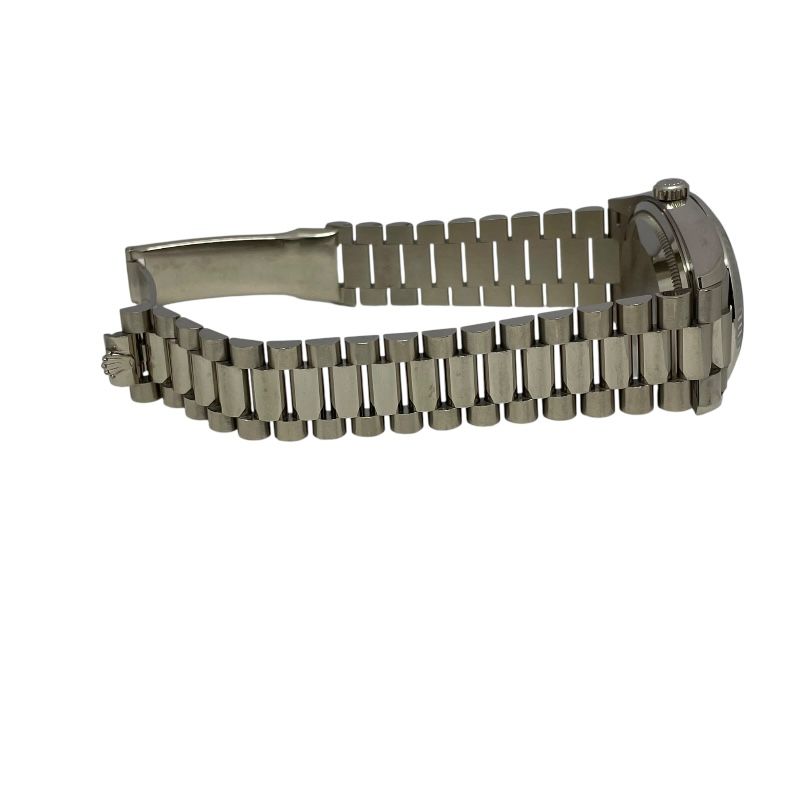 Rolex Day-Date 36 128239 White K18WG Automatic Men's Watch