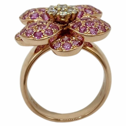 Van Cleef & Arpels Sensation Ring in 750 Pink Gold with Sapphire & Diamonds