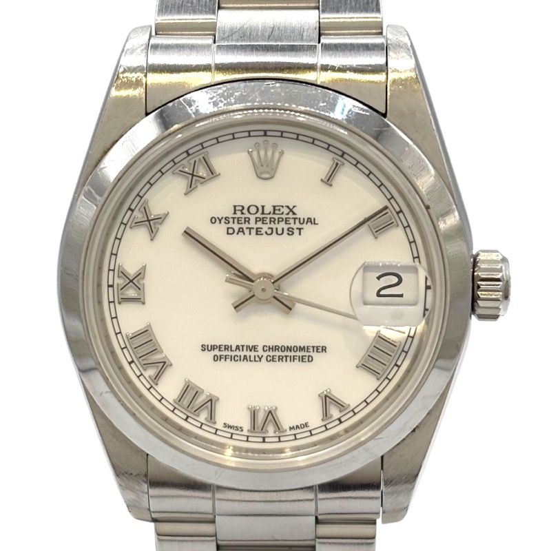 Rolex Datejust 68240 White Stainless Steel Ladies Watch