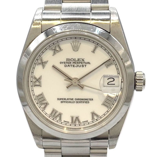 Rolex Datejust 68240 White Stainless Steel Ladies Watch