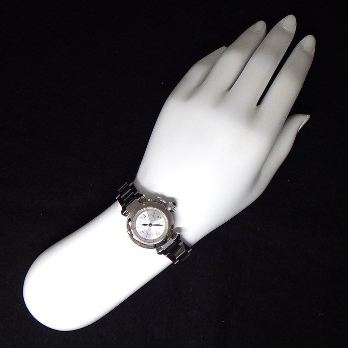 Cartier Miss Pasha W3140007 Silver Dial Stainless Steel Watch