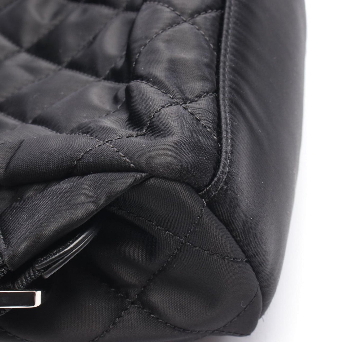 CHANEL Matelassé Black Nylon Backpack - Timeless Elegance