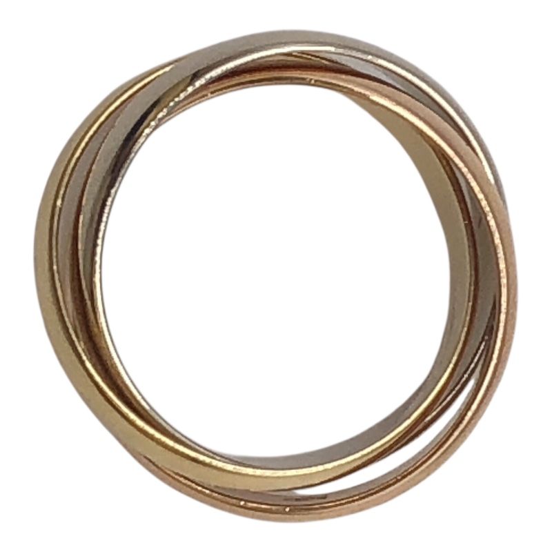 Cartier Trinity Ring in K18WG/K18PG/K18YG - A Timeless Masterpiece
