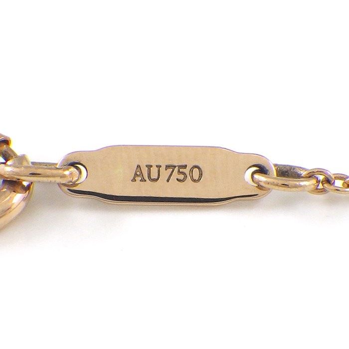 Tiffany & Co. Bow Ribbon Motif Necklace in K18 Pink Gold