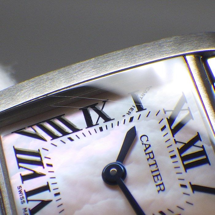 Cartier Tank Française SM W51028Q3 Pink Shell Dial - Exquisite Timepiece