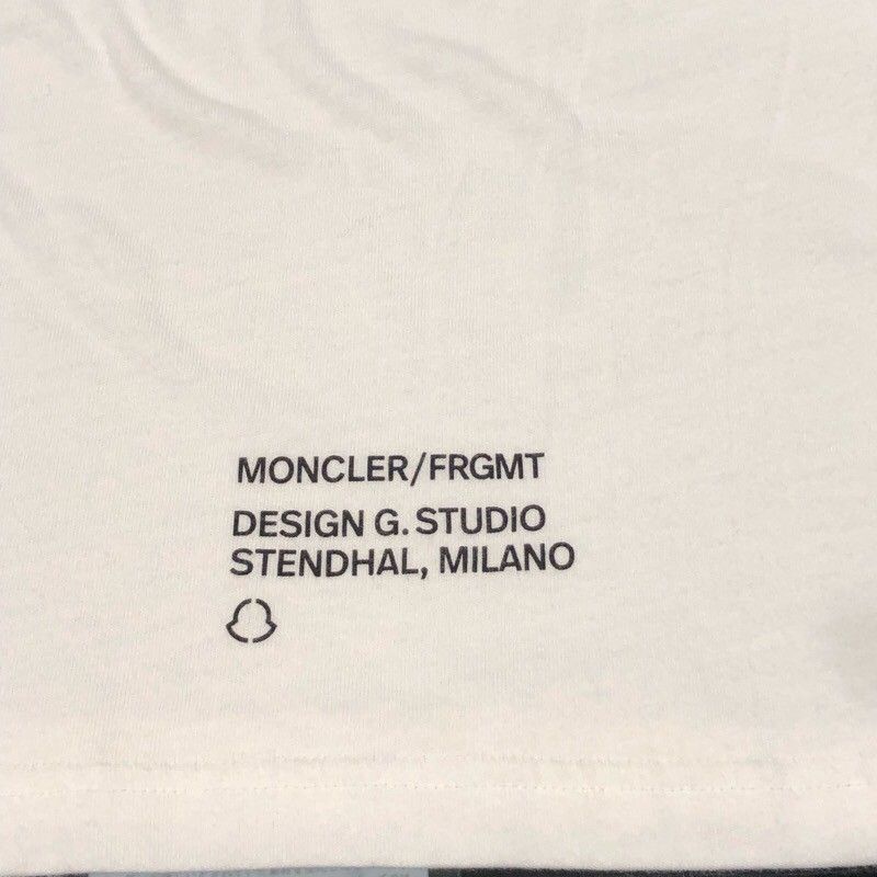 Moncler XFragment Logo Print T-Shirt - Exclusive Cotton Tee for Men