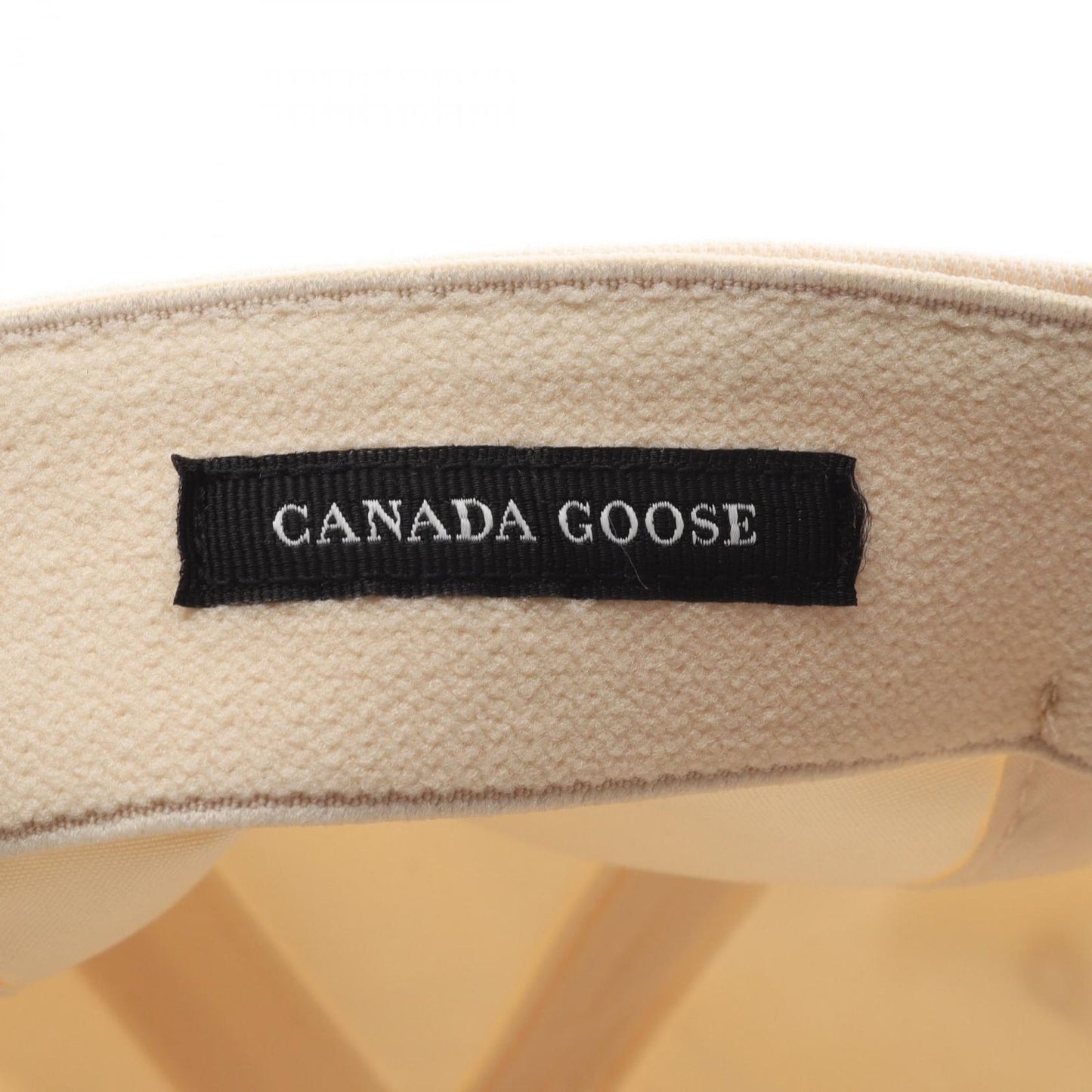 CANADA GOOSE Tonal Cap in Beige - Unisex Luxury Headwear