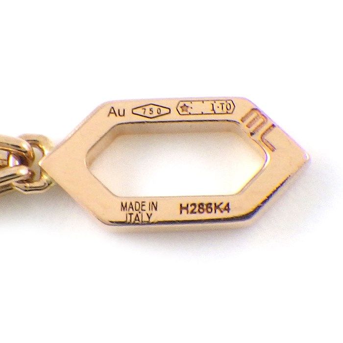 BVLGARI Serpenti Double Chain Bracelet with Amethyst - K18PG