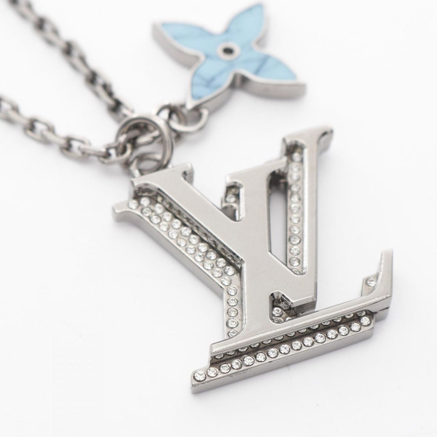 Louis Vuitton LV Initial Crystal Strass Necklace - Exquisite Elegance