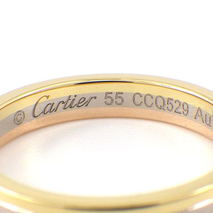 Cartier Vendôme Trinity Wedding Ring in Three Colors - K18 Gold