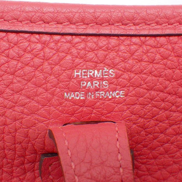 HERMES Evelyne TPM Shoulder Bag - Rouge Pivoine & Rose Sakura