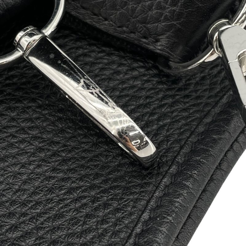 HERMES Evelyne 3PM Black Togo Leather Shoulder Bag - C Stamp