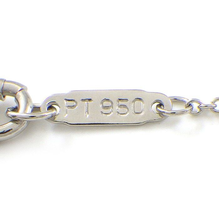 Tiffany & Co. Small Cross Diamond Necklace in Platinum PT950