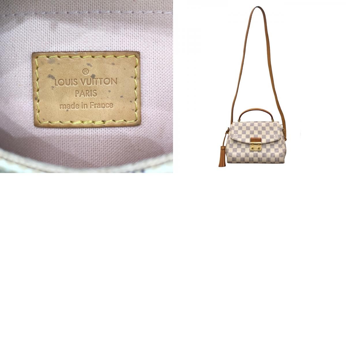 Louis Vuitton Croisette N41581 Ivory Damier Canvas Shoulder Bag