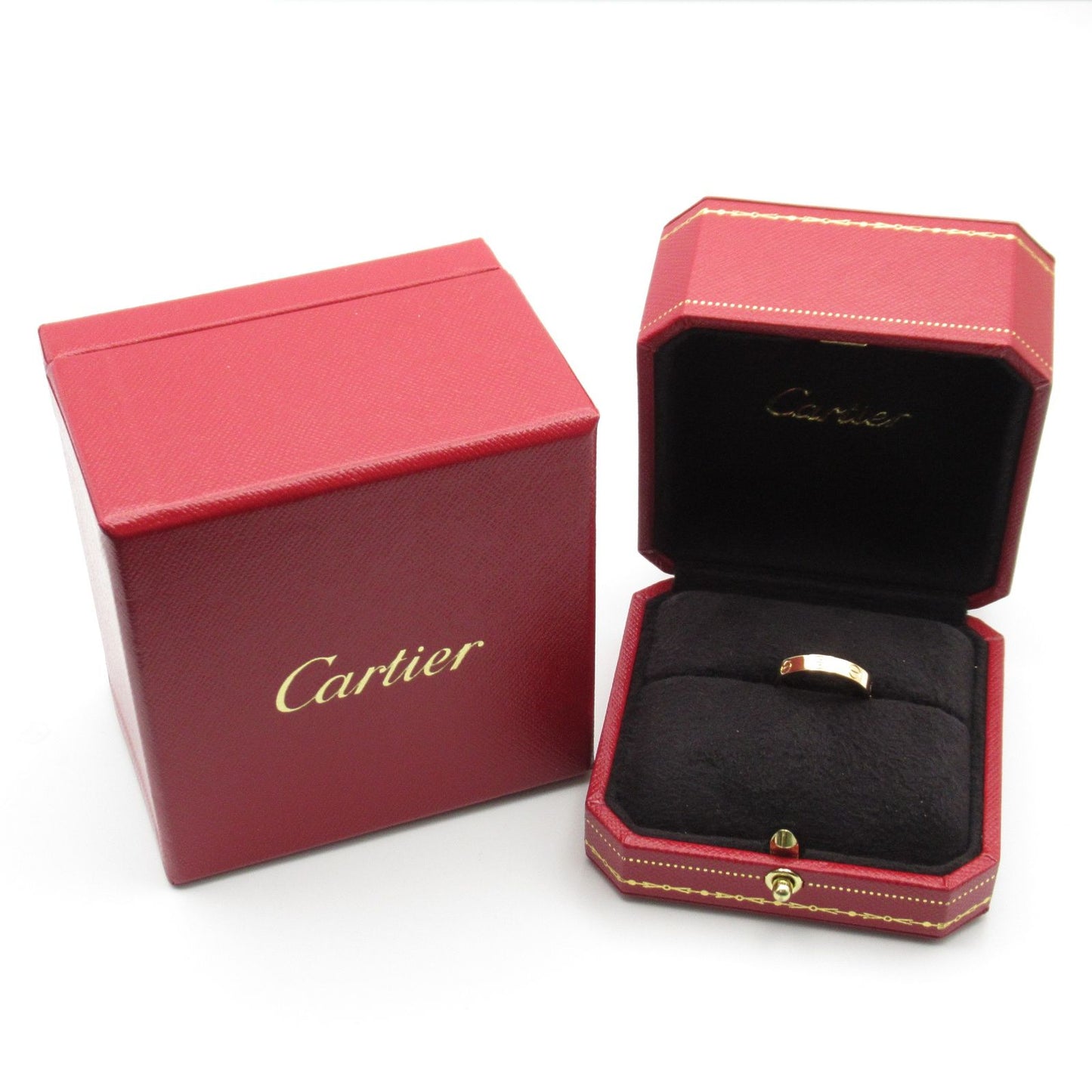CARTIER Mini Love Ring in K18 Yellow Gold - Timeless Elegance