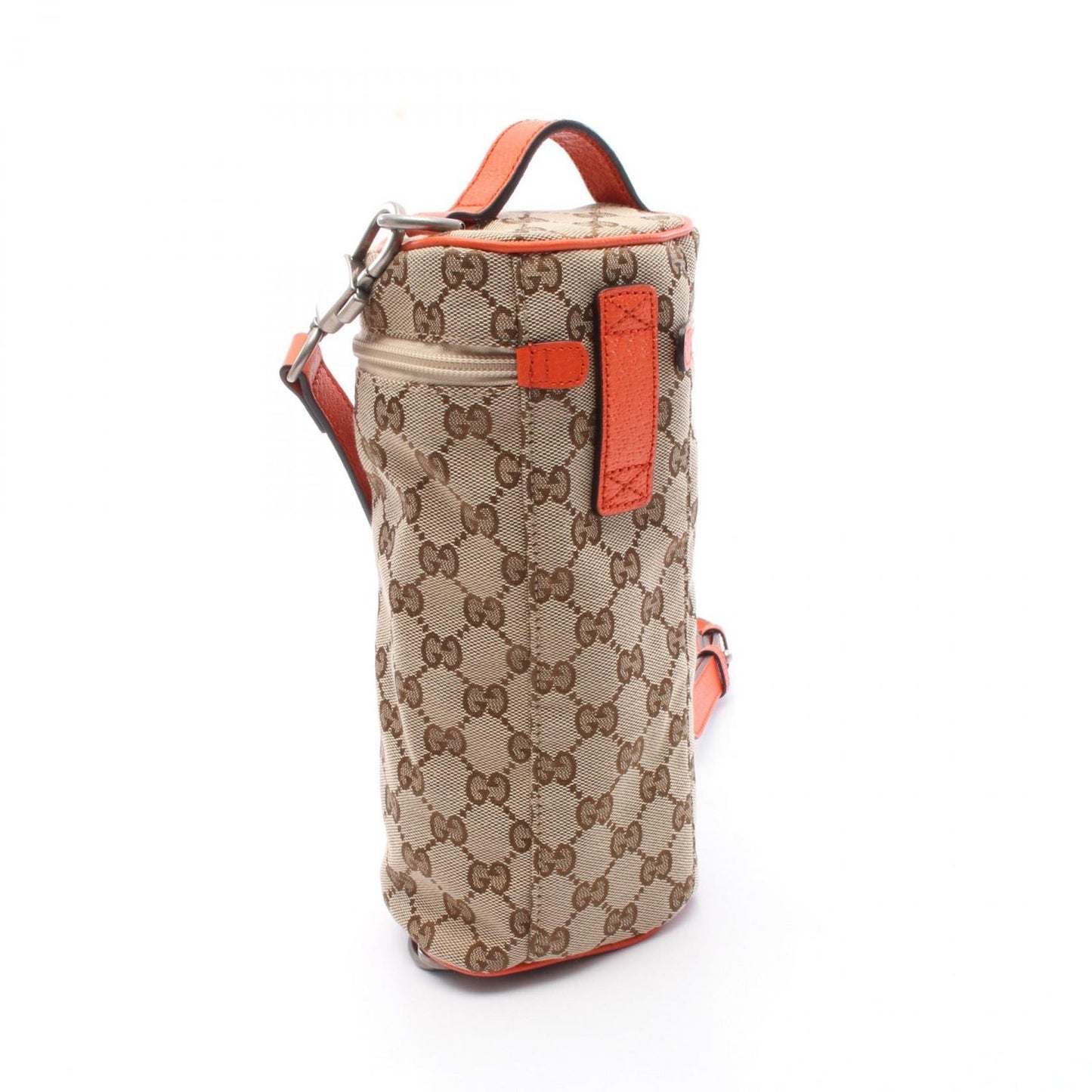 GUCCI x THE NORTH FACE GG Canvas 2-Way Shoulder Bag - Beige/Orange