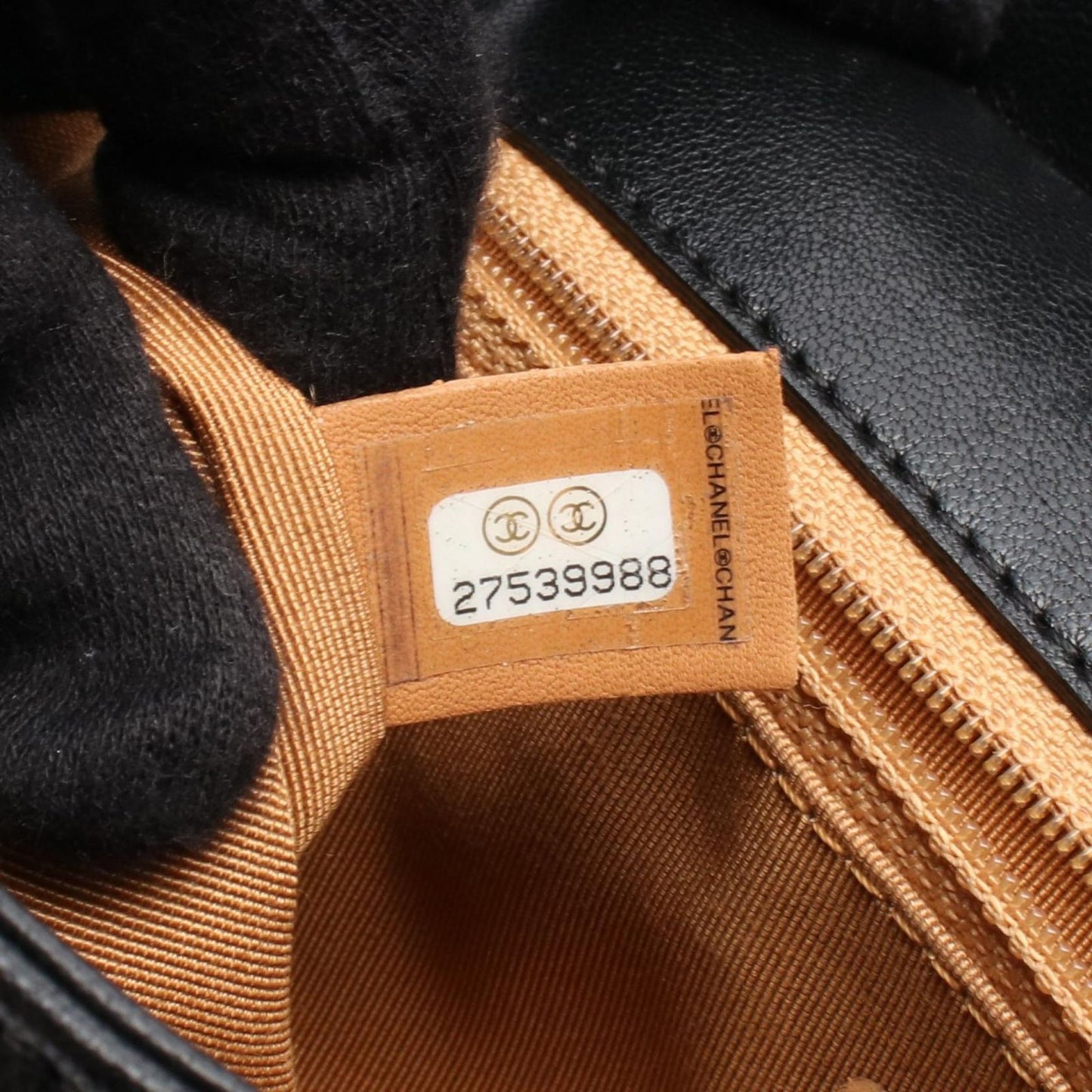 CHANEL Classic Matelassé Black Leather Shoulder Bag