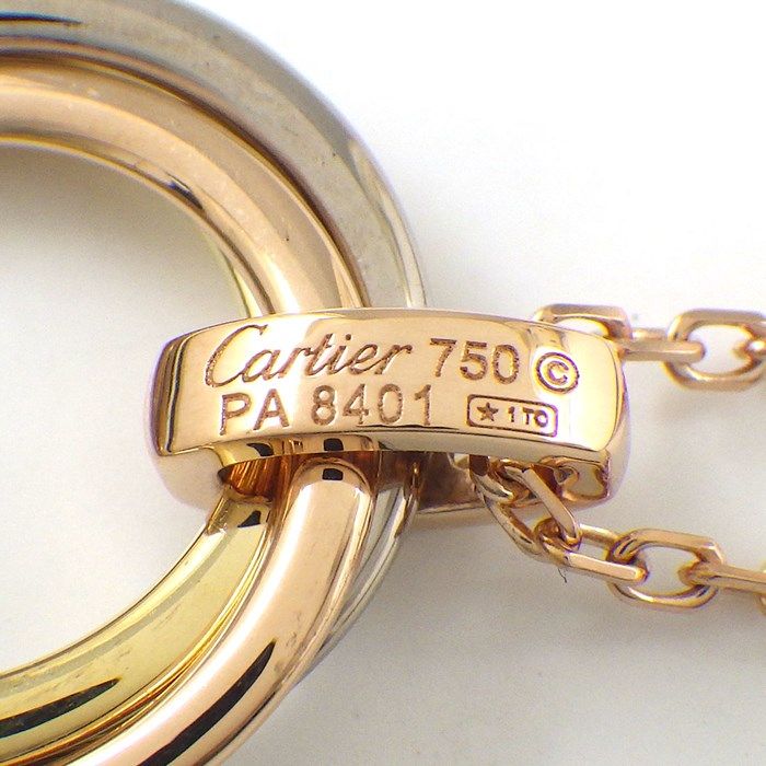 Cartier Trinity Necklace with Diamonds in Three Colors