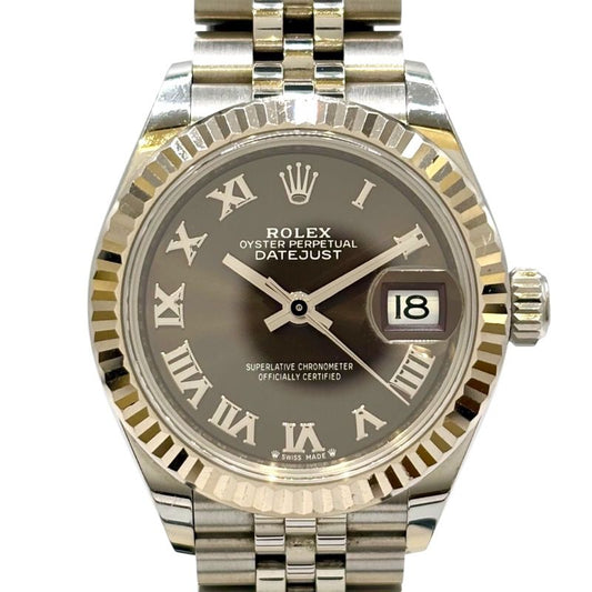 ROLEX Datejust 28 279174 - Exquisite Grey Dial in White Gold & Stainless Steel
