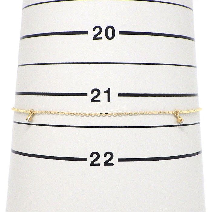 Elegant K10YG Pearl Bracelet with Ball Chain - Timeless Luxury