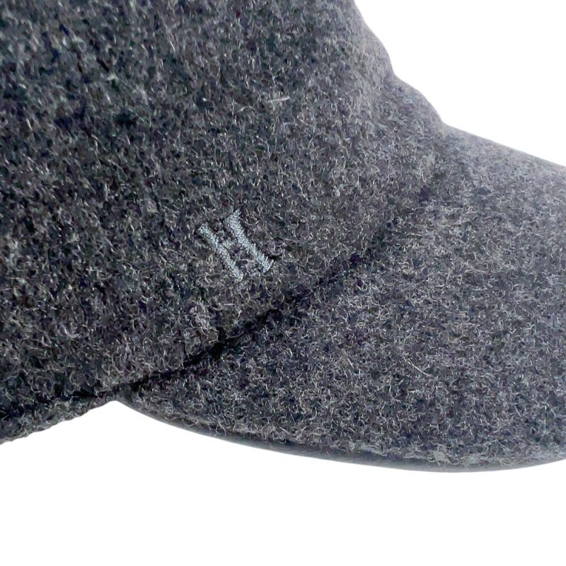 HERMES Cashmere Cap in Dark Grey - Unisex Luxury Accessory